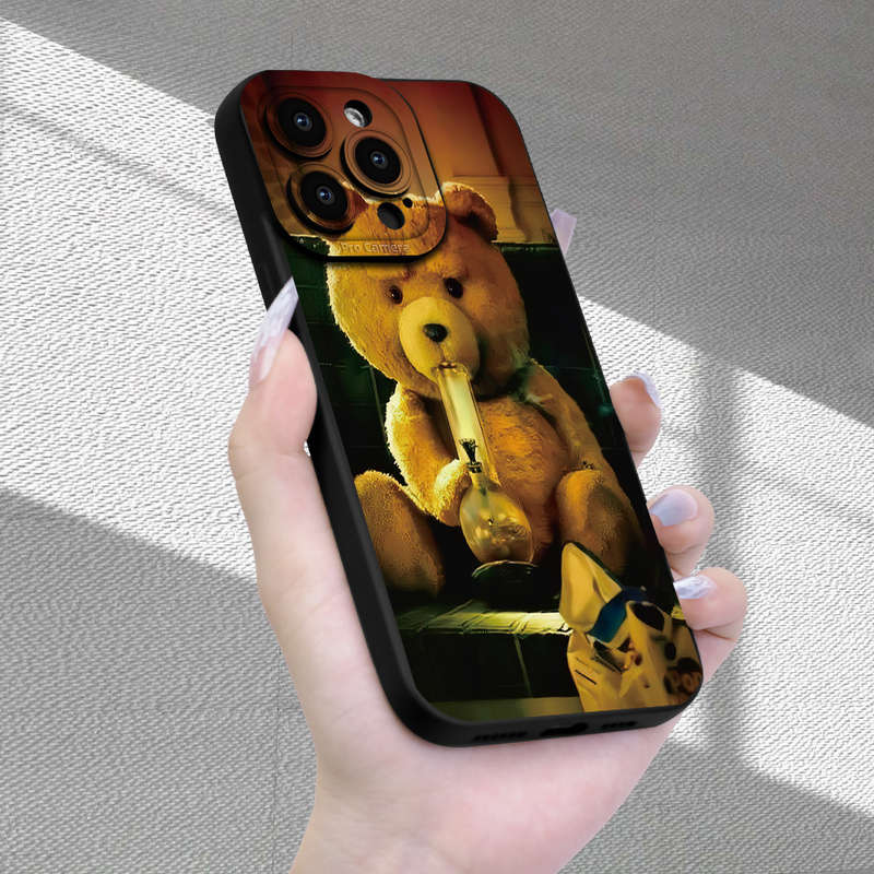 1Pc Black For iPhone 7 Plus 8 Plus Phone Case Phone Cover