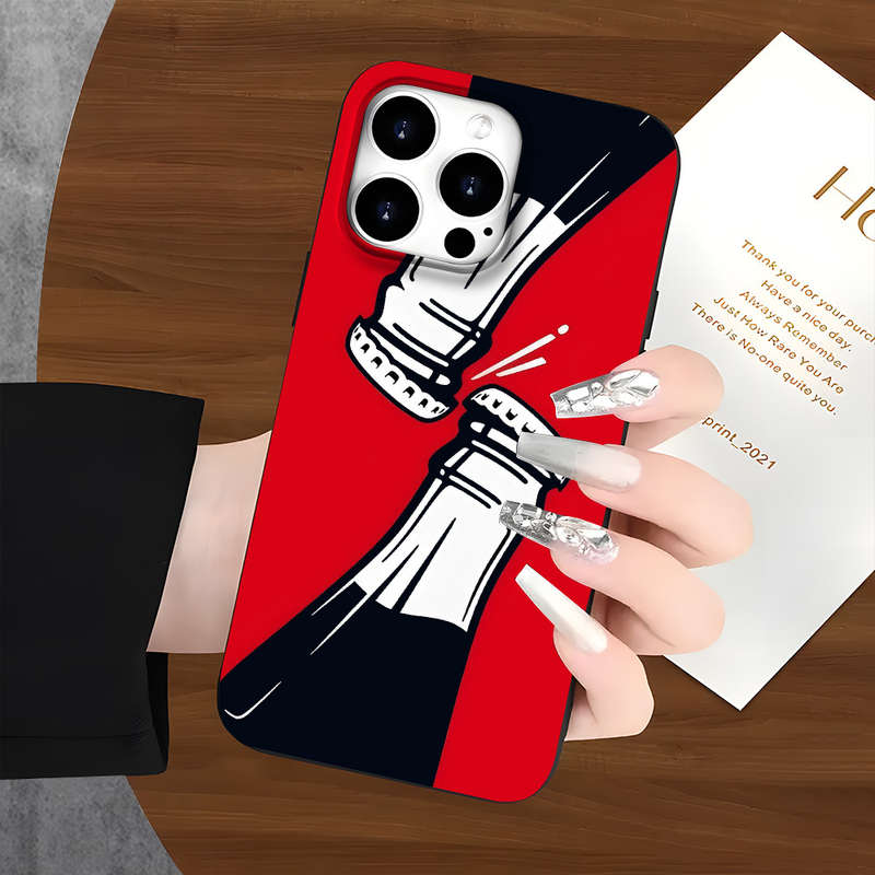 1Pc Black For iPhone 15 Pro Max Cola Drinks Design Phone Case