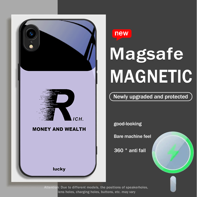 1Pc Mixed Color For iPhone XR Letter R Pattern Phone Case