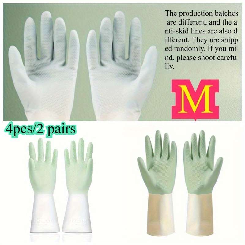 Work Gloves Color Green Size L