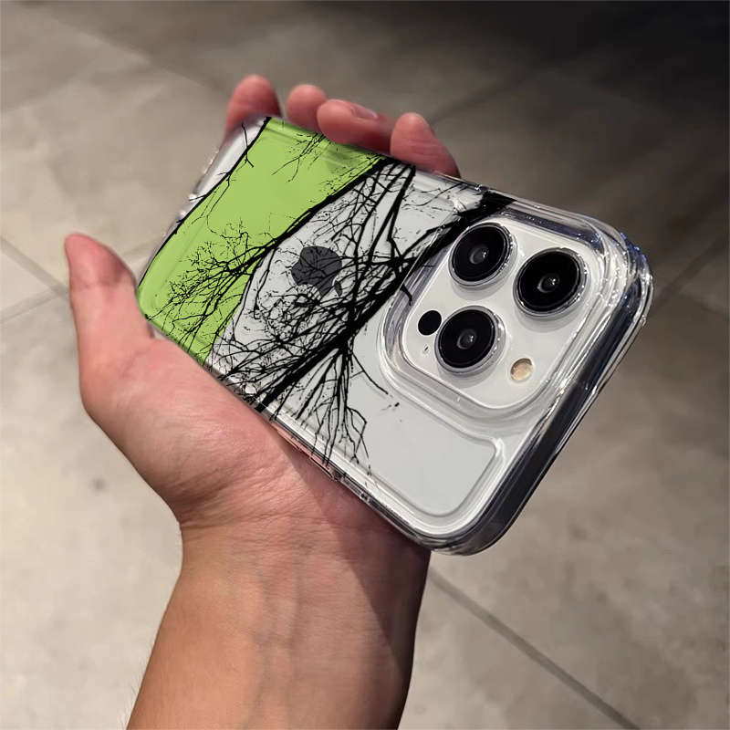 1Pc Transparent For iPhone 11 Pro Phone Case Phone Cover