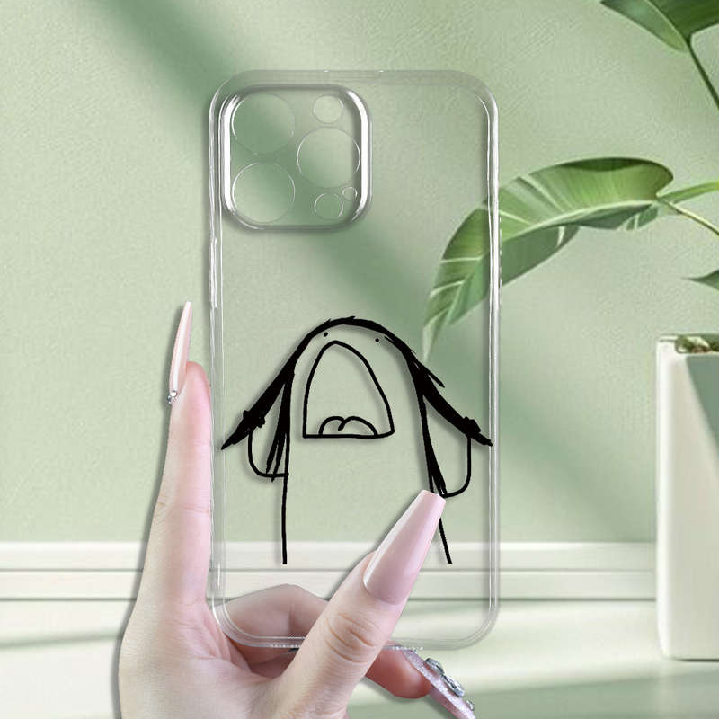 1Pc Transparent For iPhone 11 Pro Phone Case Phone Cover