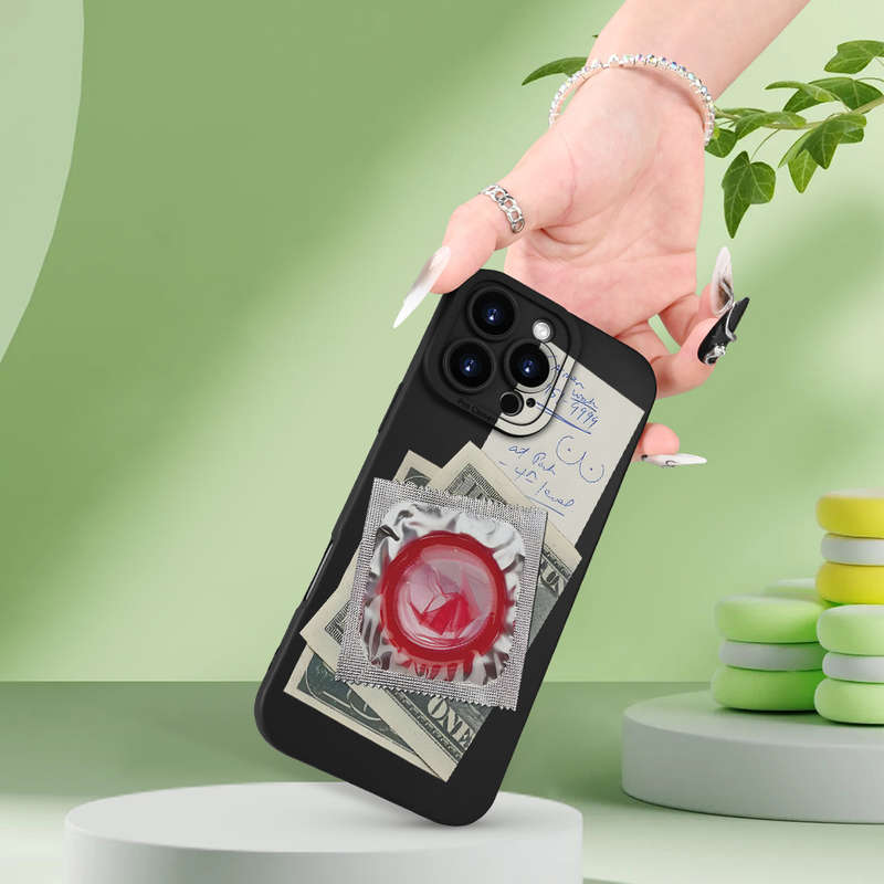 1Pc Black For iPhone 13 Pro Phone Case Phone Cover