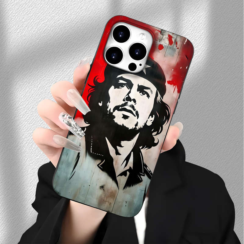 1Pc Black For iPhone 7 Plus Che Guevara Pattern Designs Phone Case
