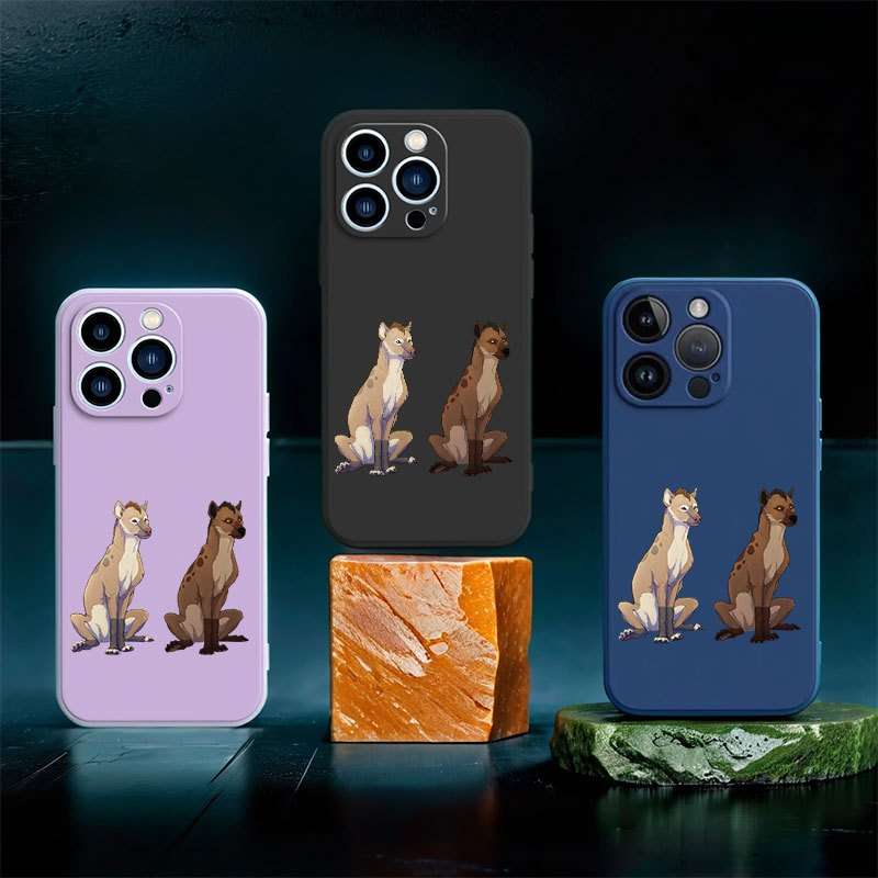 1Pc Blue For iPhone 7 Plus 8 Plus African Wild Dog Phone Case