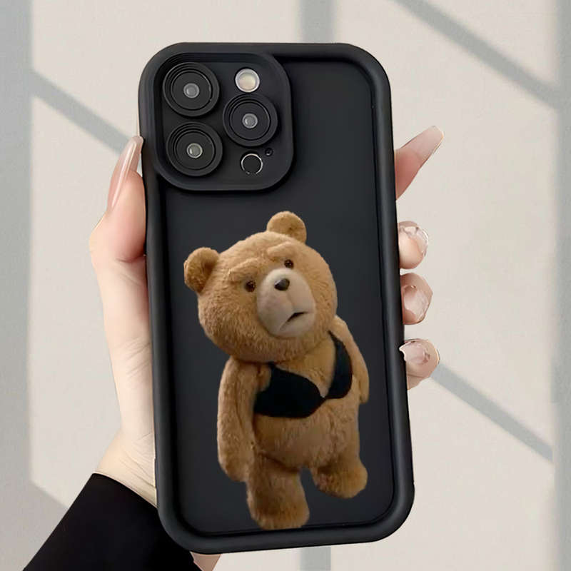 1Pc Black For iPhone 13 Mini Phone Case Phone Cover
