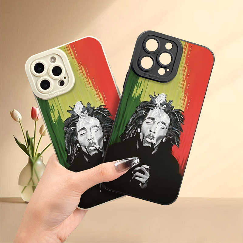1Pc Black For iPhone 7 Plus 8 Plus Smoking Men Design Phone Case