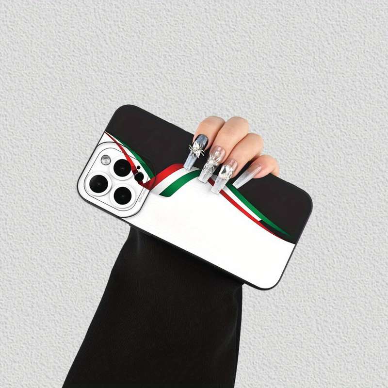 1Pc Mixed Color  For iPhone X XS The Italian Flag Phone Case