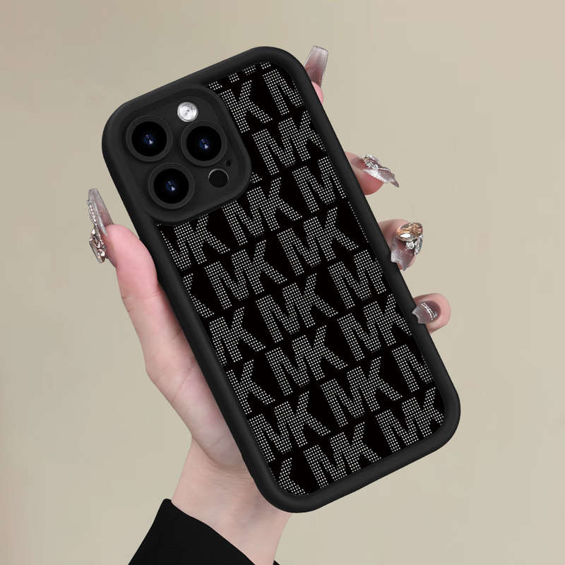 1Pc Black For iPhone 15 Stylish And Simple Phone Case