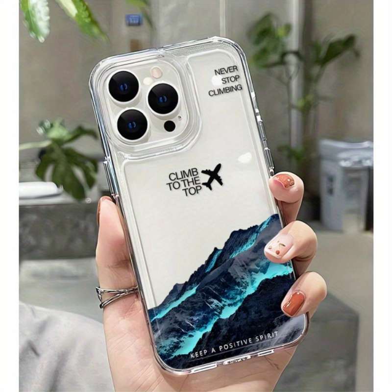 1Pc Transparent For iPhone 16 Plus Phone Case Phone Cover