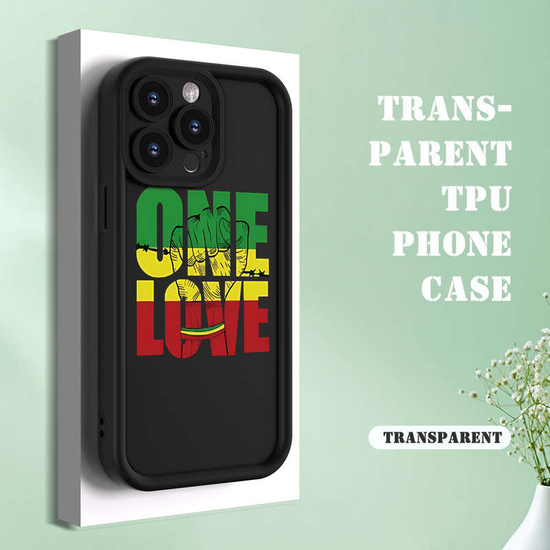 1Pc Black For iPhone 7 Plus 8 Plus Creative And Trendy Phone Case