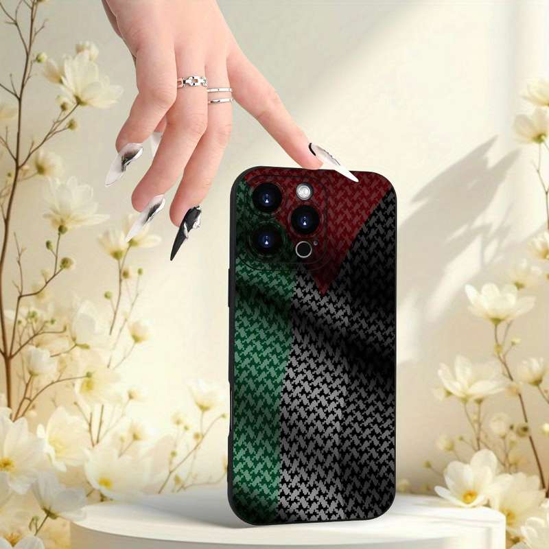 1Pc Black For iPhone 11 Pro Max Arabic Camouflage Phone Case