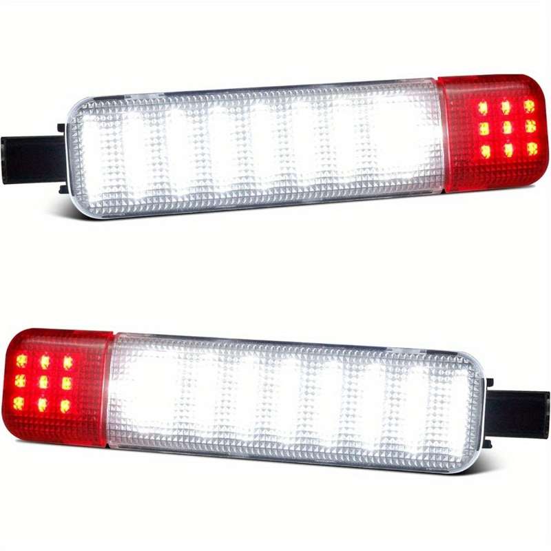 2pcs LED Interior Door Light Door Panel Courtesy Warning Light Lamp Assembly Compatib