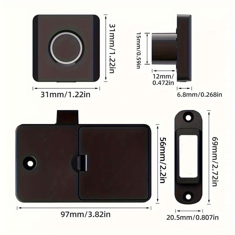 Lock Color K16 Series Size Square