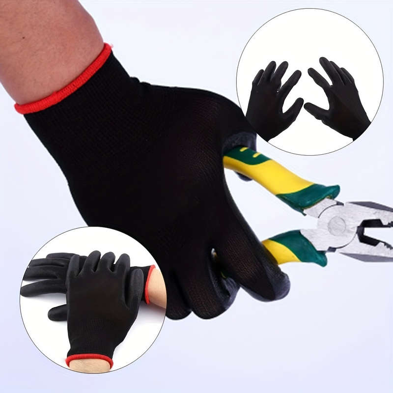 Work Gloves Color Black Size L