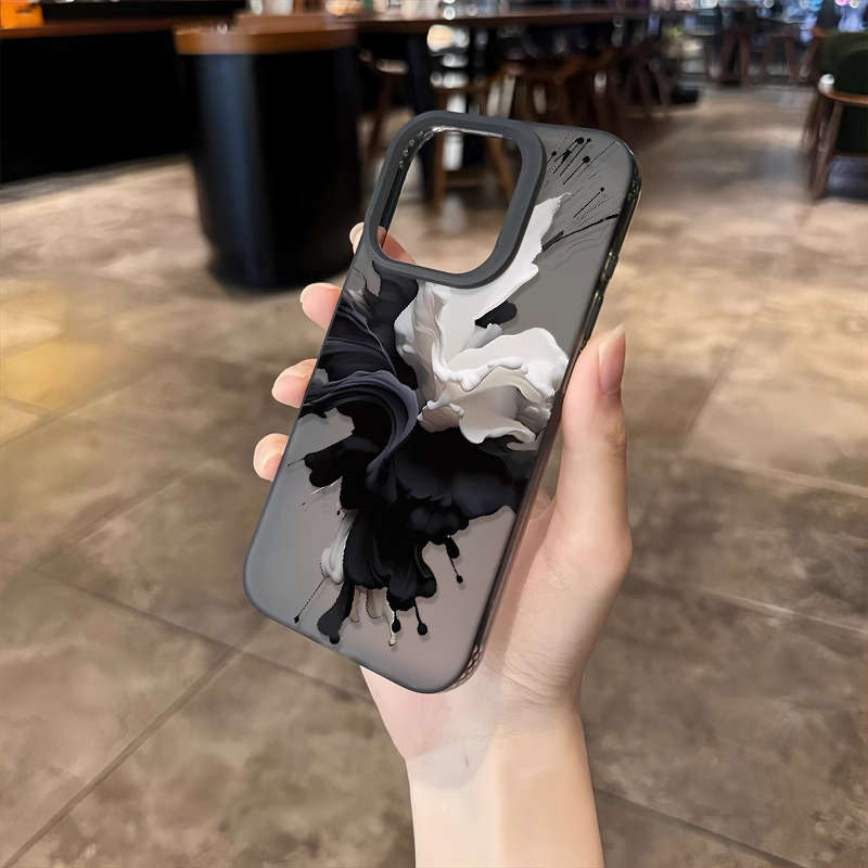 1Pc Transparent Black For iPhone 11 Phone Case Phone Cover