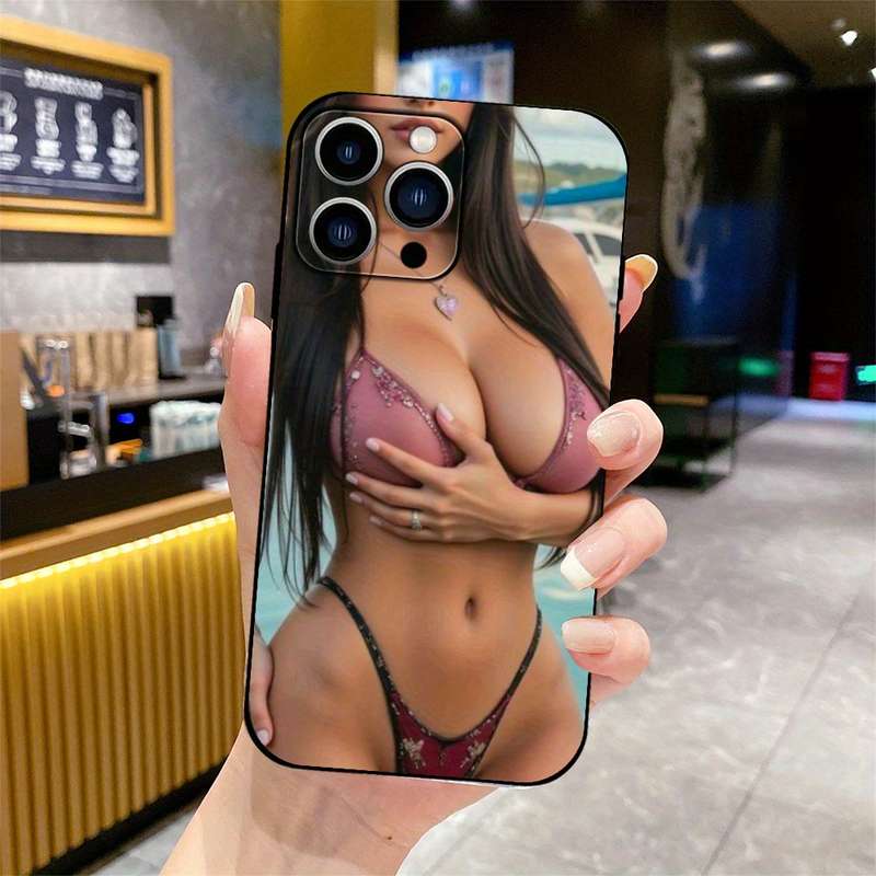 1Pc Black For iPhone 12 Phone Case Phone Cover