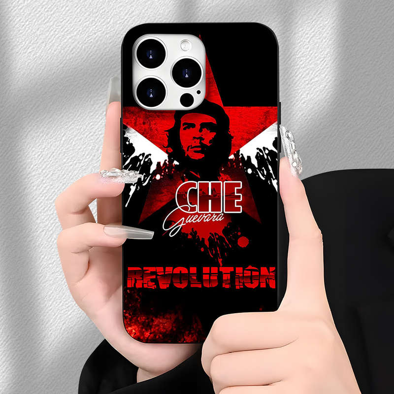 1Pc Black For iPhone 16 Plus Che Guevara Designs Phone Case