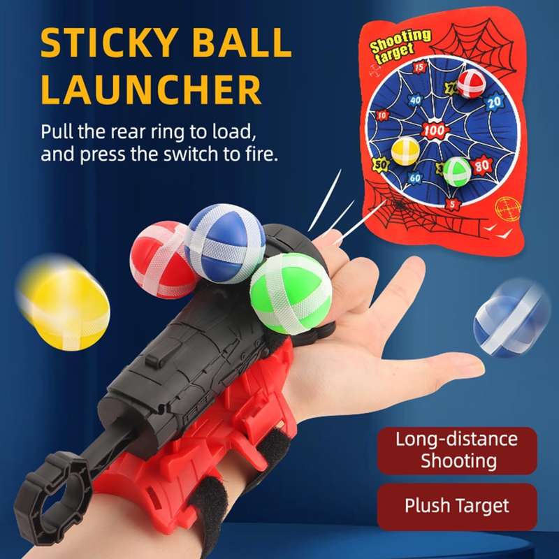Toy Weapons Items Launcher Add 3 Balls