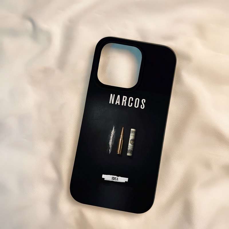 1Pc Black For iPhone 7 Plus 8 Plus Film And Television Phone Case