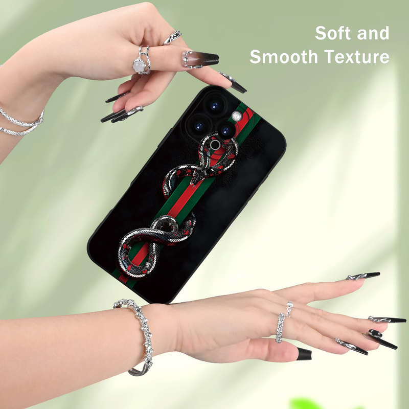 1Pc Black For iPhone 15 Pro Max Trendy And Stylish Phone Case