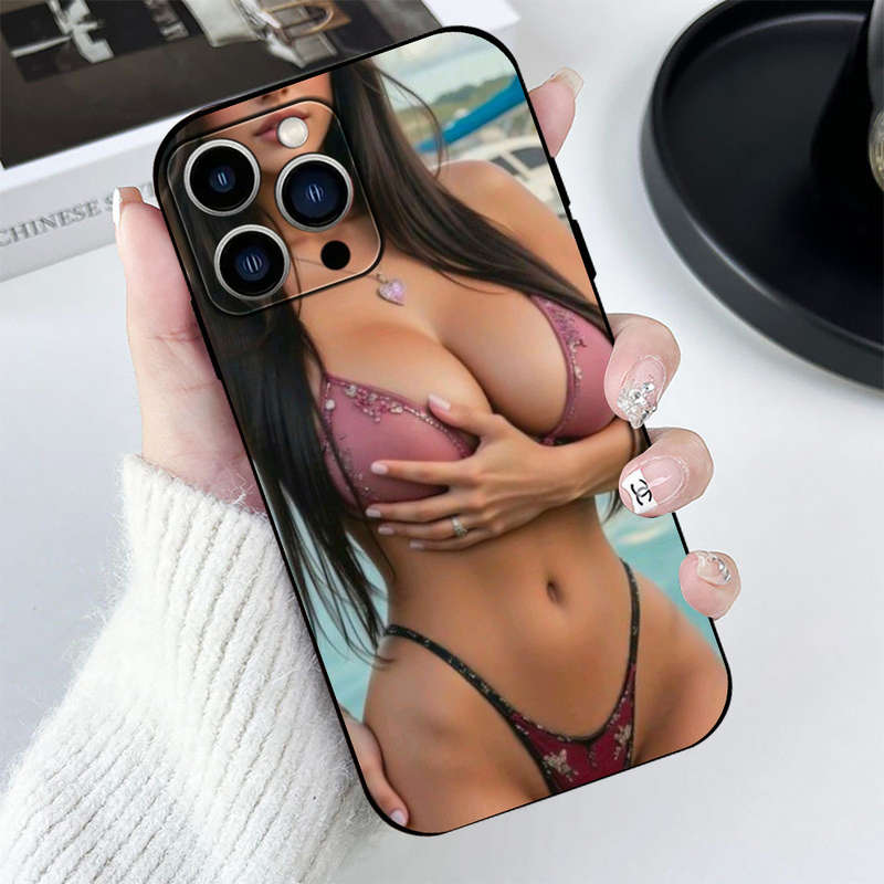 1Pc Black For iPhone 12 Phone Case Phone Cover