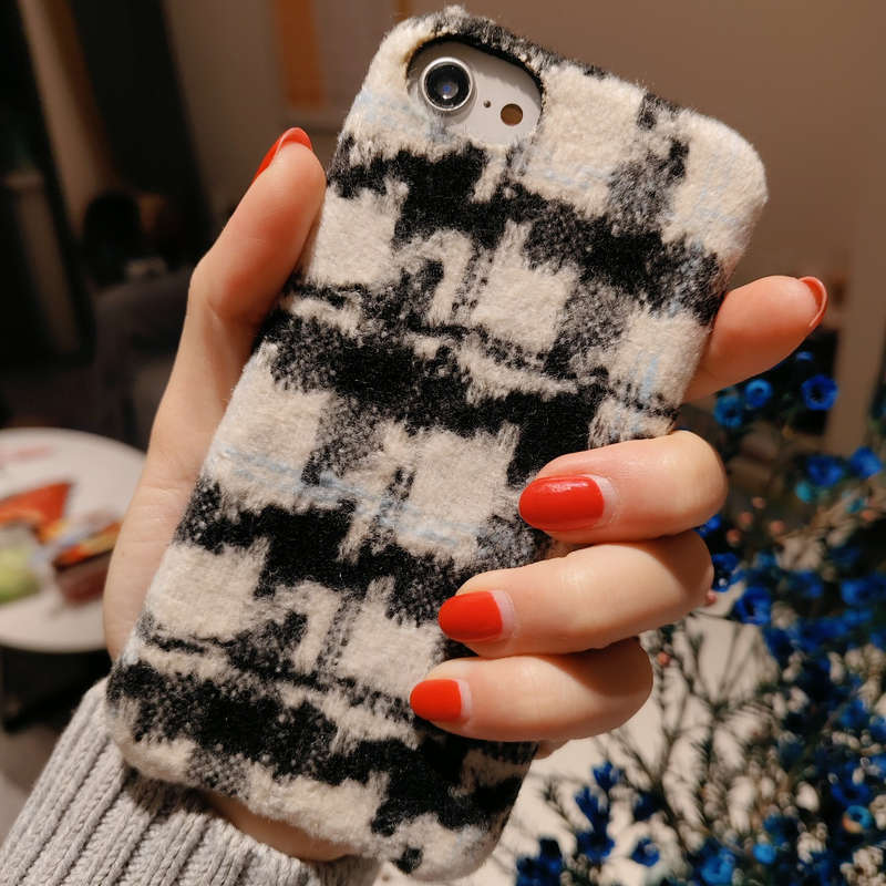 1Pc Black For iPhone 7 8 Se2 Se3 Phone Case Phone Cover