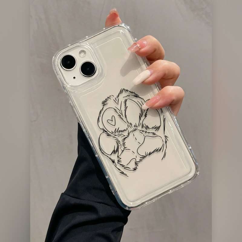 1Pc Transparent For iPhone 14 Plus Phone Case Phone Cover