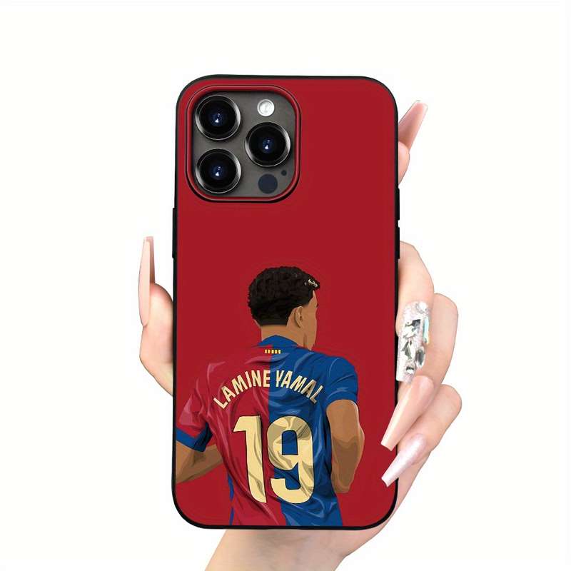 1Pc Black For iPhone XS Jersey Design Phone Case
