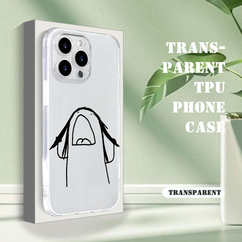 1Pc Transparent For iPhone 11 Pro Phone Case Phone Cover