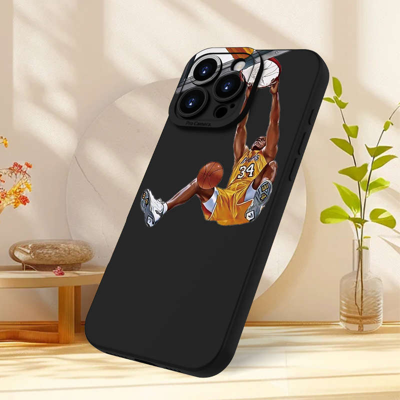 1Pc Black For iPhone 7 Slam Dunk Design Phone Case