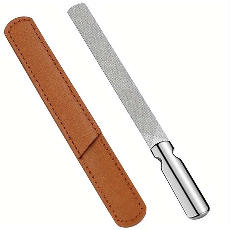 1pcs Professional Double-Sided Stainless Steel Nail Files for Both Men And Women Suitable for