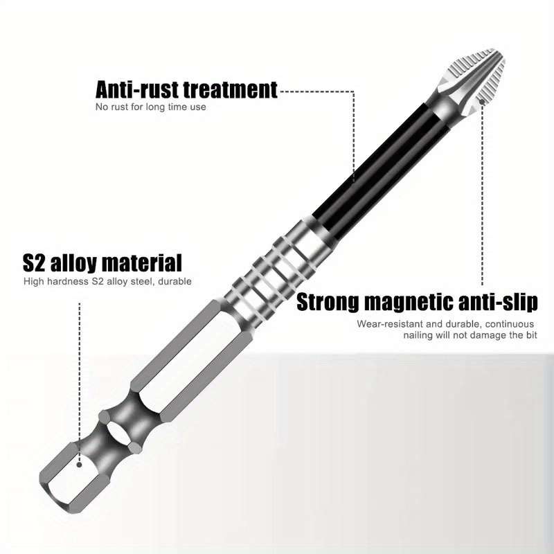 Screwdriver Bit Tool Set Items 6Pcs  25 Add  50 Add  65 Add  70 Add  90 Add  150  Mm