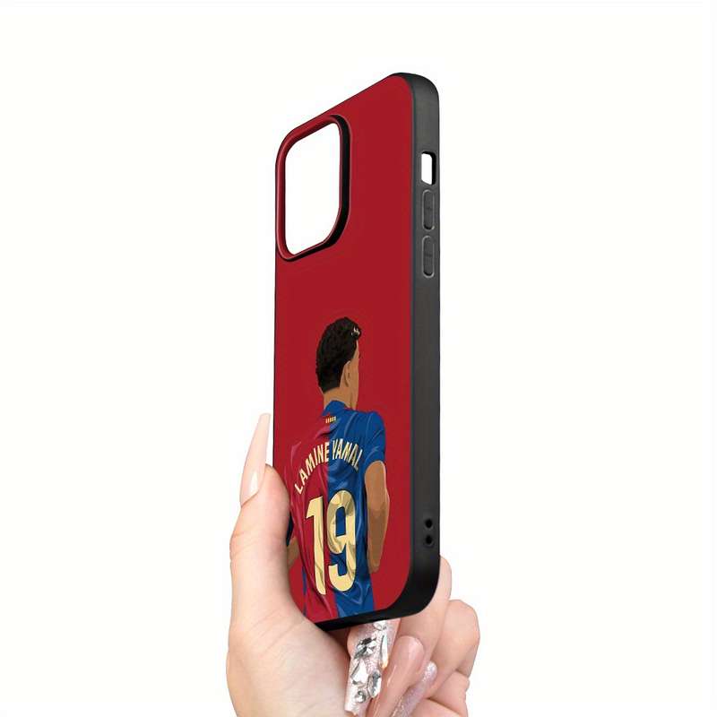 1Pc Black For iPhone XS Jersey Design Phone Case