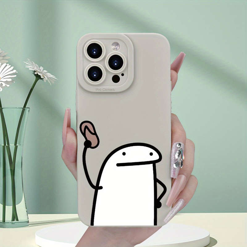 1Pc White For iPhone Xr Phone Case Phone Cover
