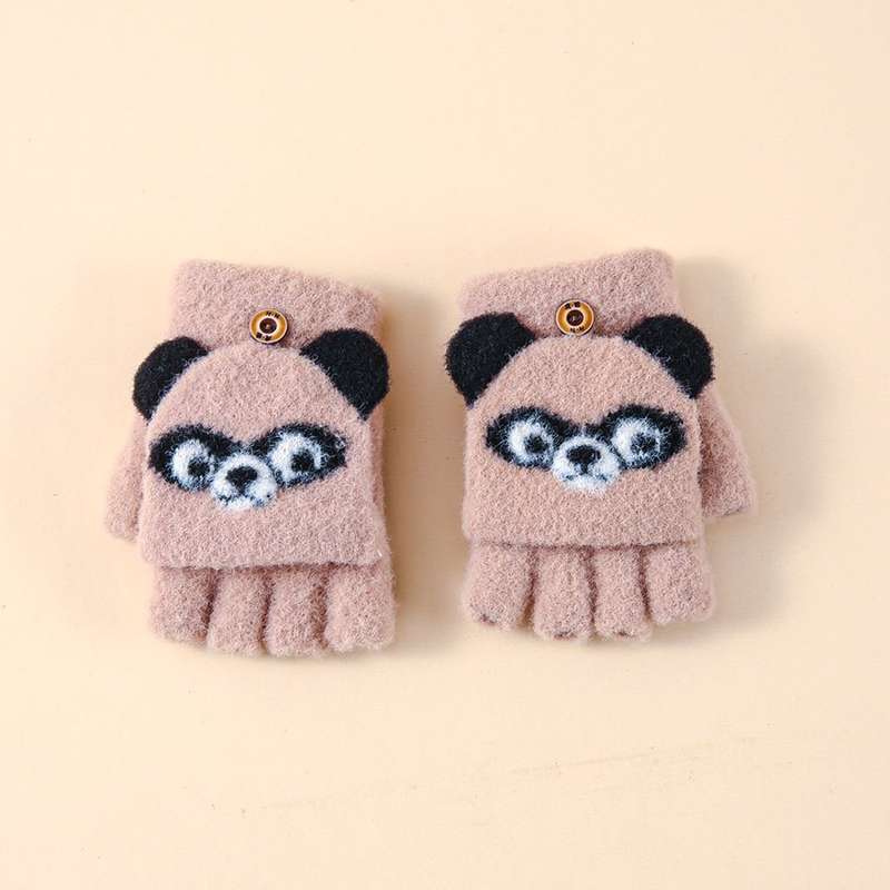 Winter Gloves Color Beige Color Size 3 To 6Y