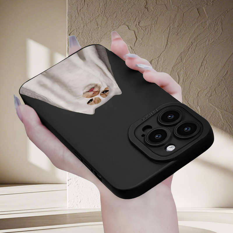 1Pc Black For iPhone 7 Plus 8 Plus Phone Case Phone Cover