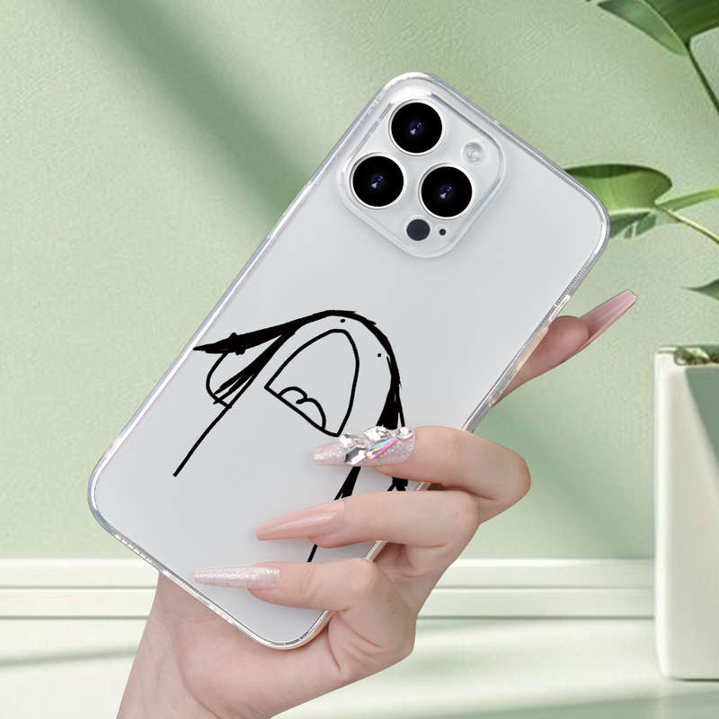 1Pc Transparent For iPhone 11 Pro Phone Case Phone Cover
