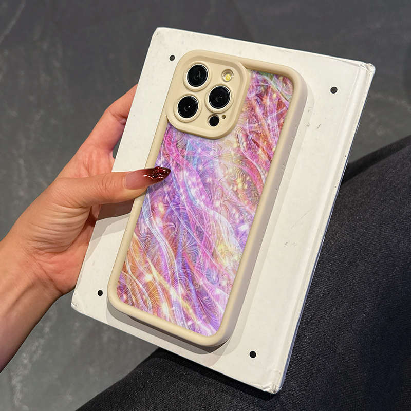 1Pc Beige For iPhone 14 Plus Phone Case Phone Cover
