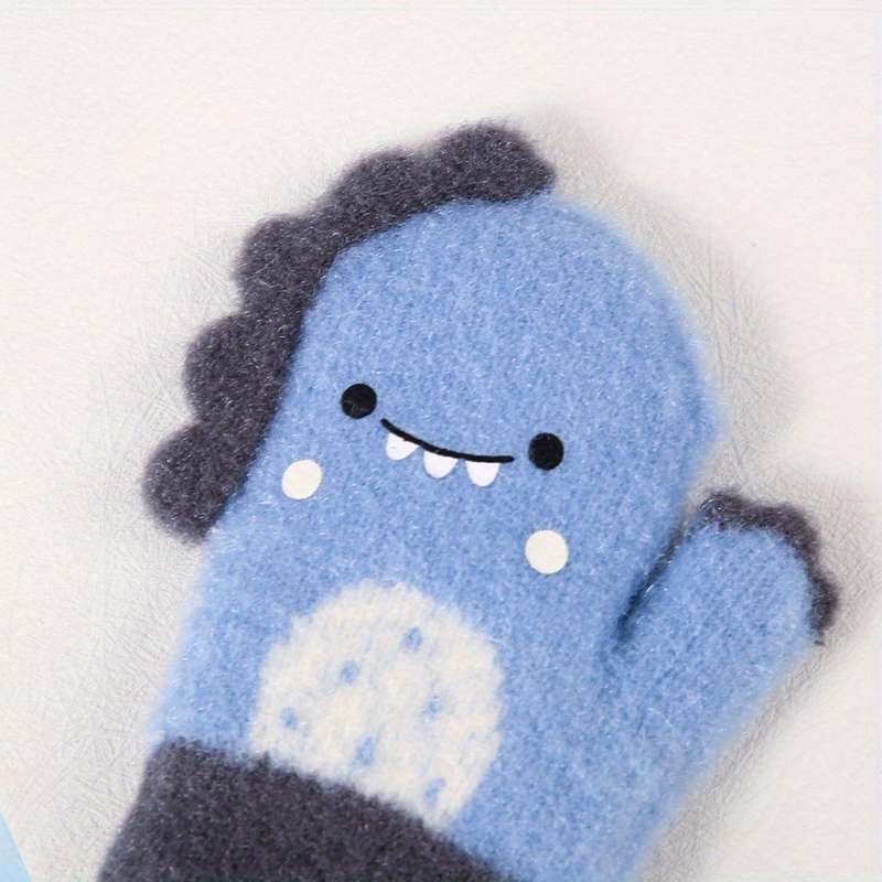 Winter Gloves Color Grey Size 0 To 2Y