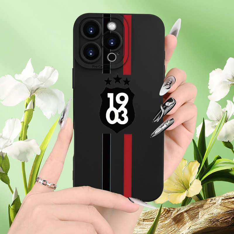 1Pc Black For iPhone X Popular Striped 1903 Phone Case