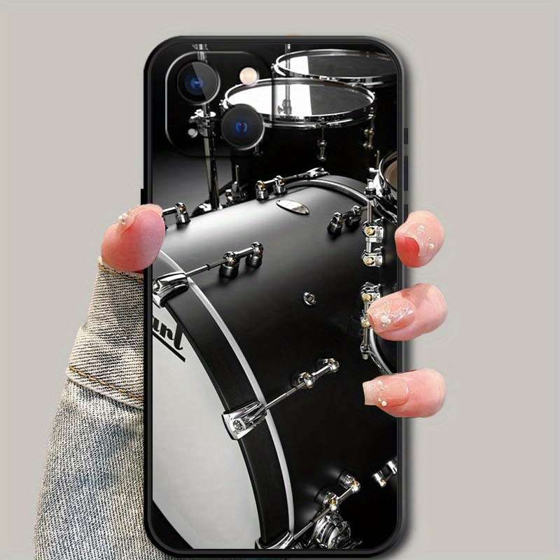 1Pc Mixed Color For iPhone 7 Plus 8 Plus Musical Instrument Drum Phone Case