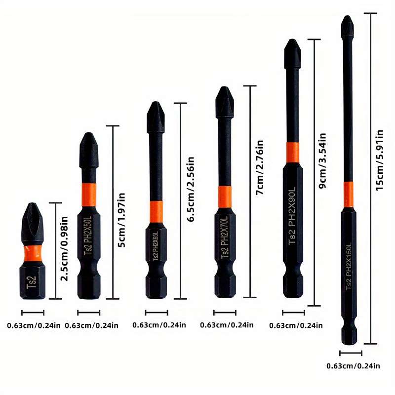 Screwdriver Bit Tool Set Model 6.5Cm 2.56In