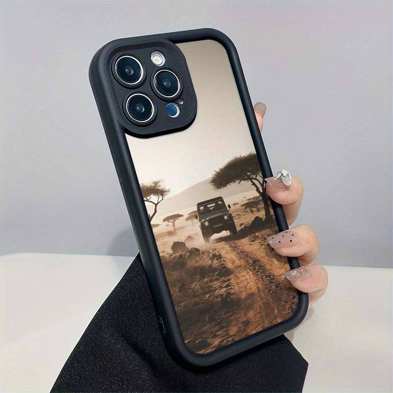 1Pc Mixed Color For iPhone 7 Plus 8 Plus African Savannah Phone Case