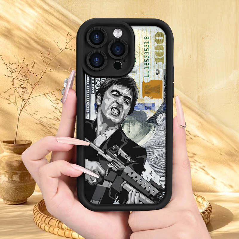 1Pc Black For iPhone 7 Plus 8 Plus Phone Case Phone Cover