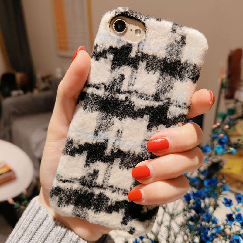 1Pc Black For iPhone 7 8 Se2 Se3 Phone Case Phone Cover