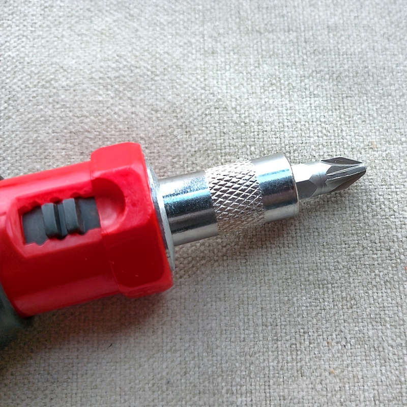 Screwdriver Bit Tool Set Color 11 In 1 Black And Red Set