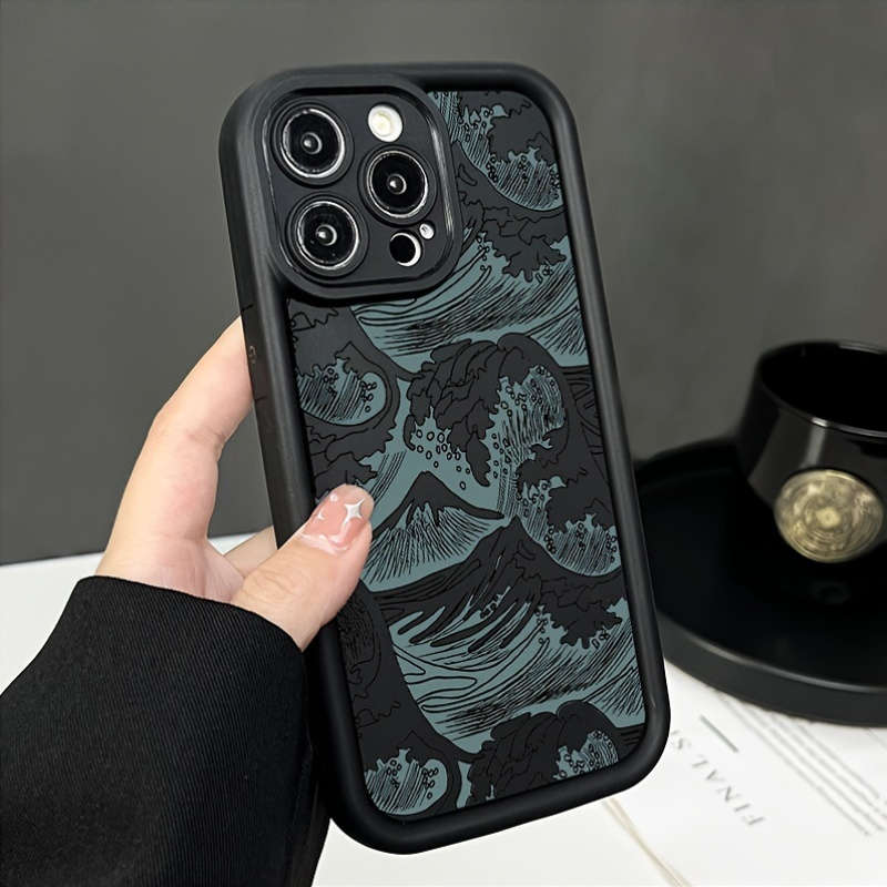 1Pc Black For iPhone 16 Plus Phone Case Phone Cover