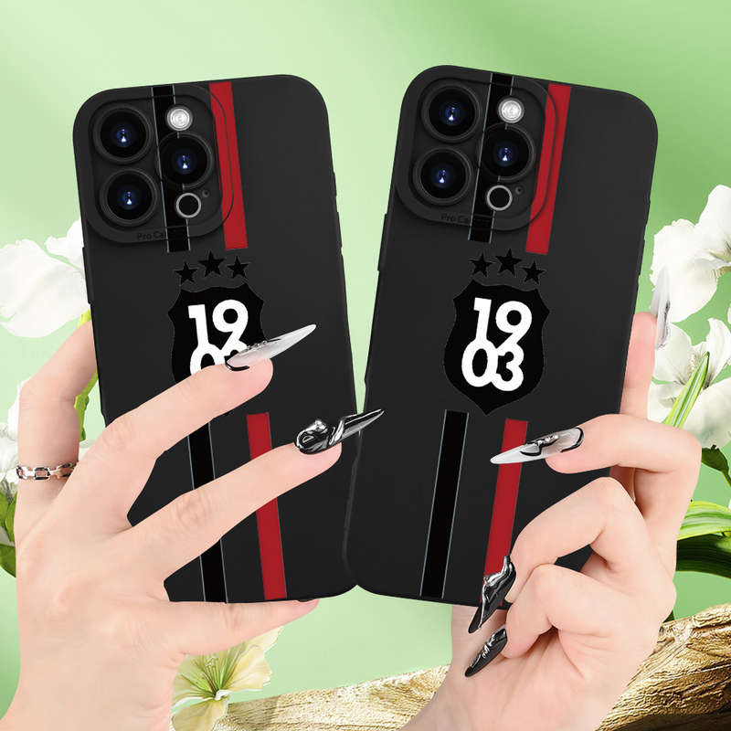 1Pc Black For iPhone X Popular Striped 1903 Phone Case