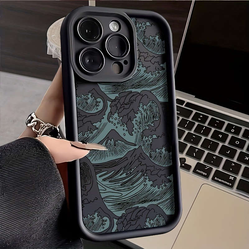1Pc Black For iPhone 16 Plus Phone Case Phone Cover